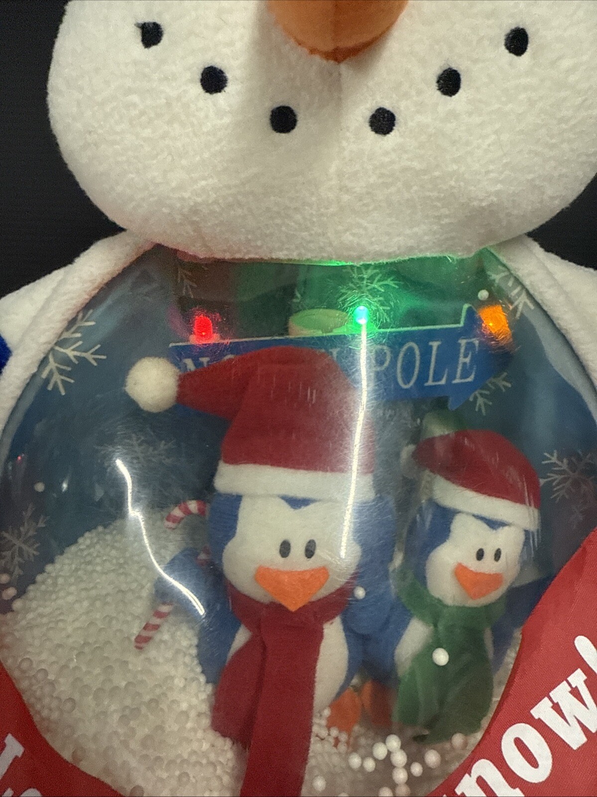 Gemmy Snow Globe Pals Snowman Tested READ☃️