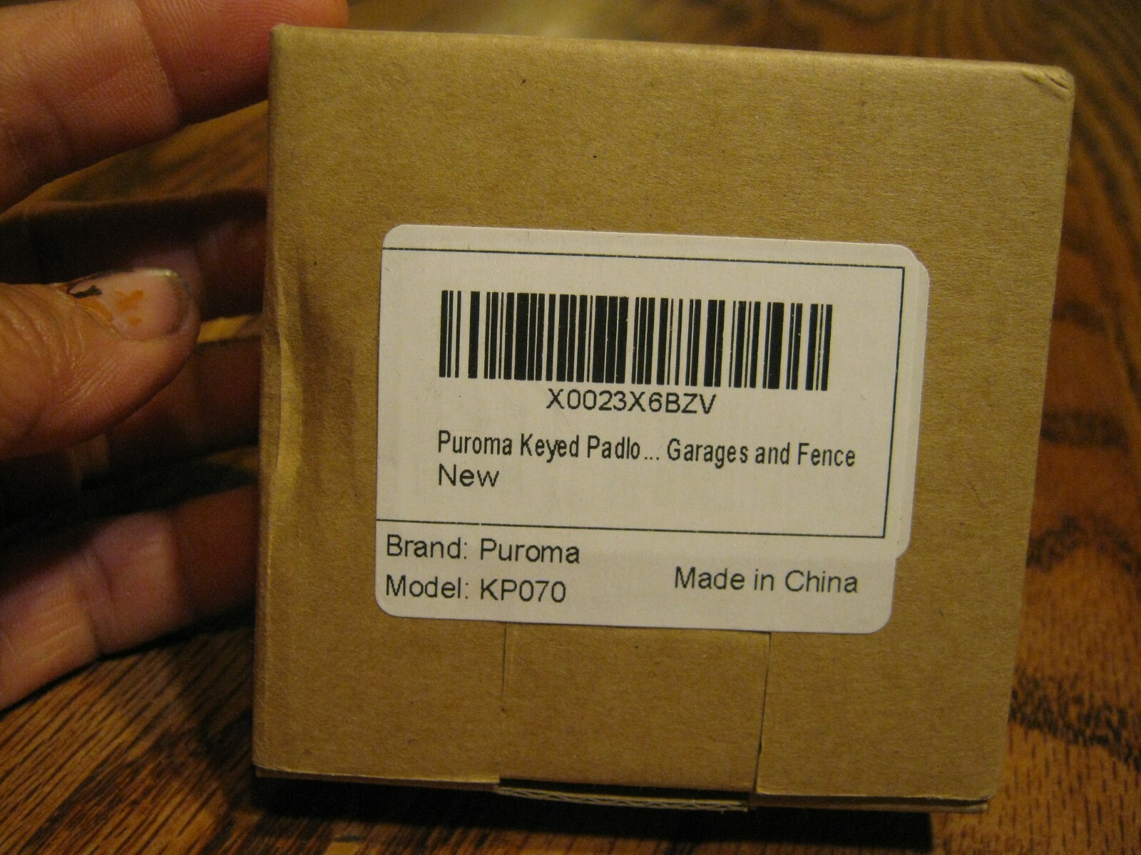 Puroma Keyed Padlock Model KP070 NEW