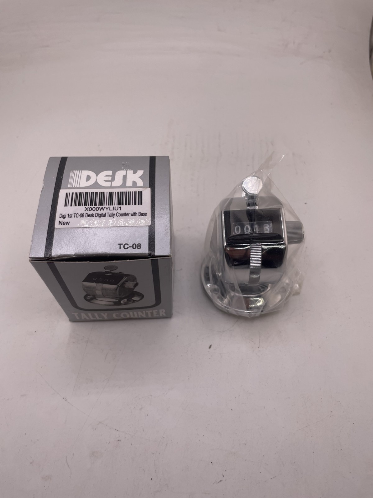 Desk TALLY COUNTER w/ Base Mechanical Digital HAND CLICKER golf clicking count