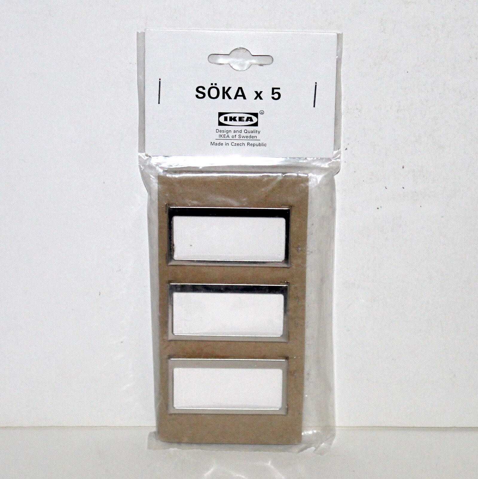 IKEA SOKA Söka metal frame label furniture pack NEW Sealed crafts DIY