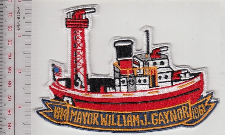 Fire Boat NYC Fire Department Mayor William J Gaynor Fireboat 1914  NO TARIFF