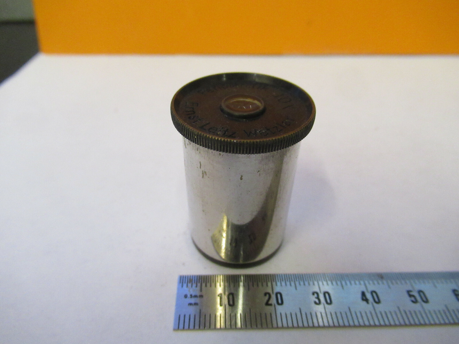 ANTIQUE ERNST LEITZ WETZLAR EYEPIECE10X MICROSCOPE PART AS PICTURED P9-A-76