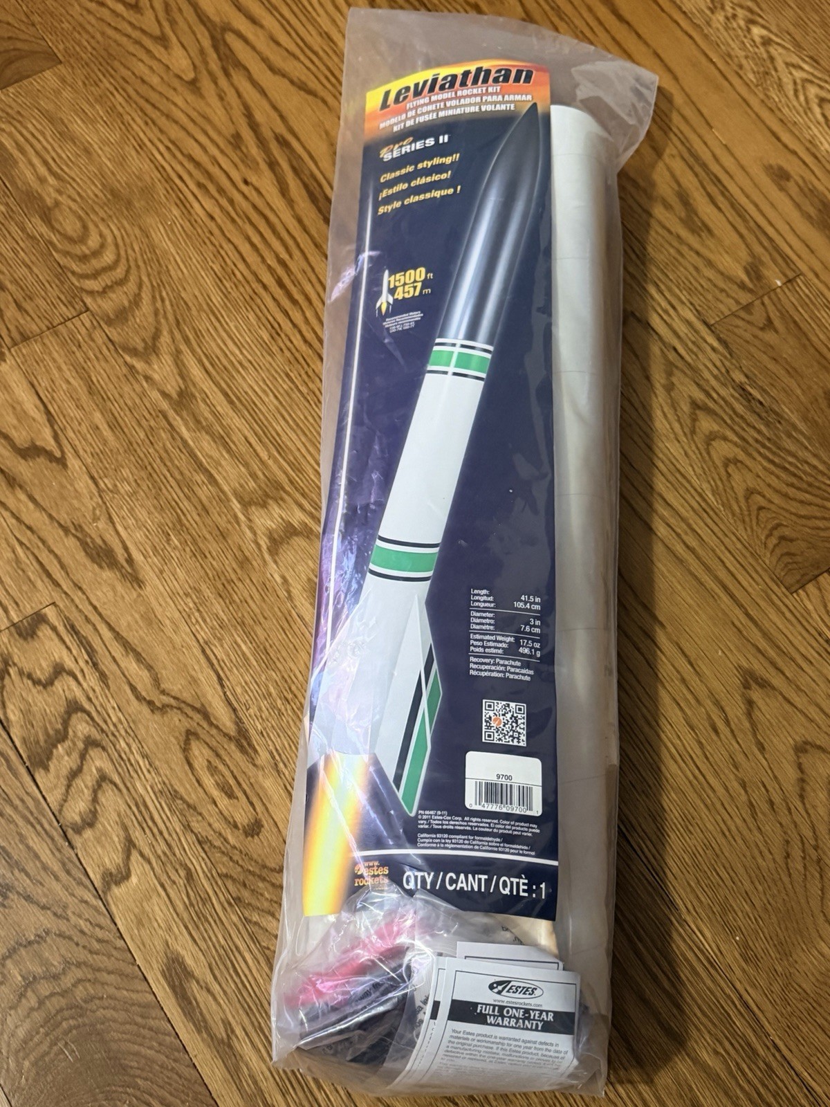 Original Estes Leviathan Pro Series 2 II Model Rocket New in Package