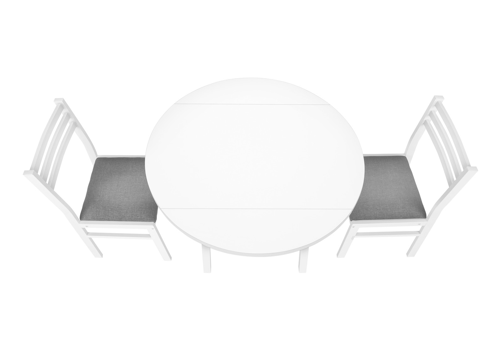 Dining Table Set, 3pcs Set, Small, 35" Drop Leaf, Kitchen