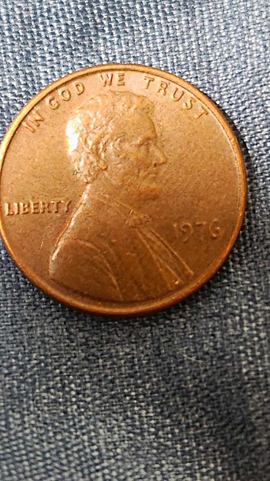 Lincoln Memorial 1976 Small Cent Philadelphia Business Strike BN Copper