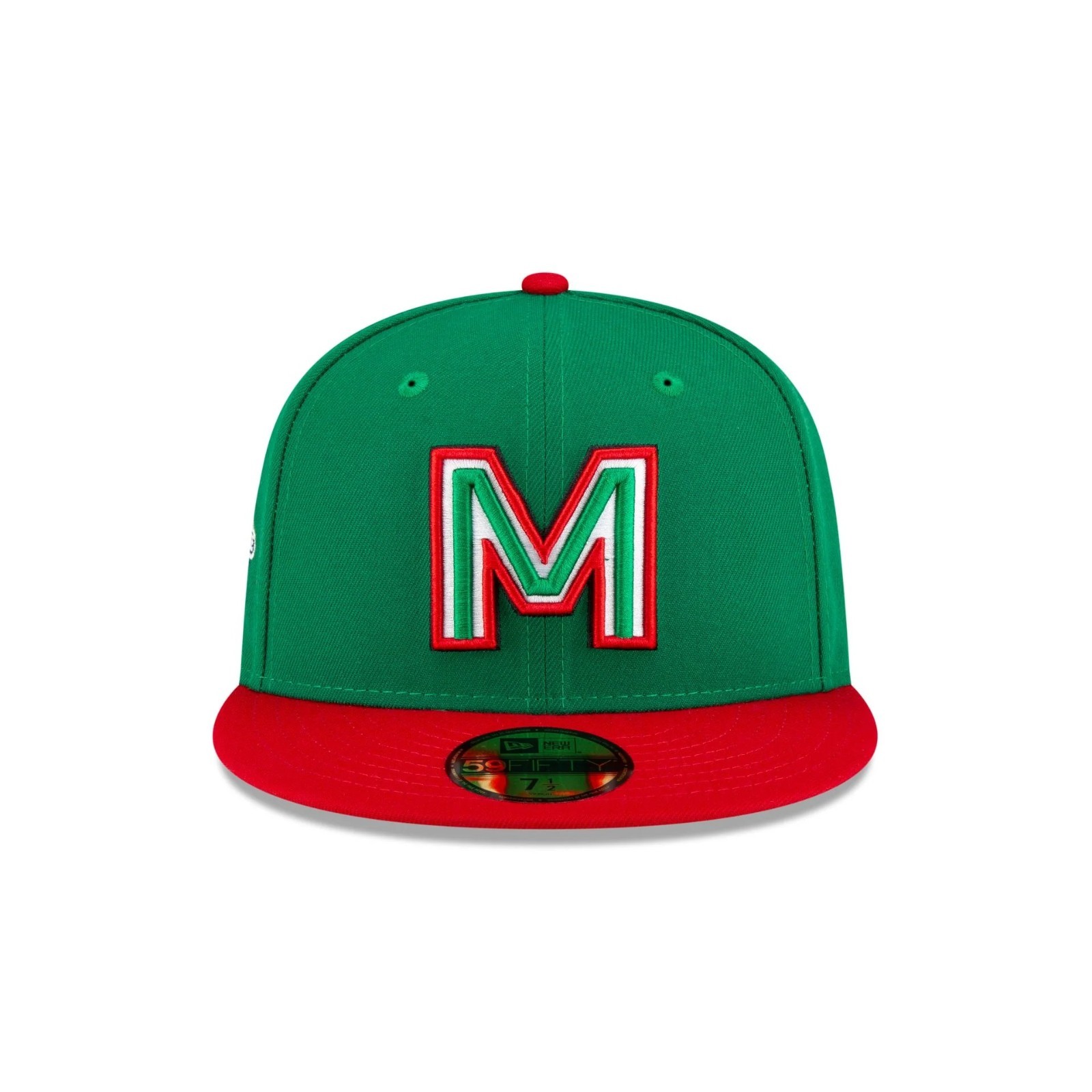 New Era 59Fifty 2-Tone Green/Red Mexico Serie Del Caribe Black UV - NWT - 7