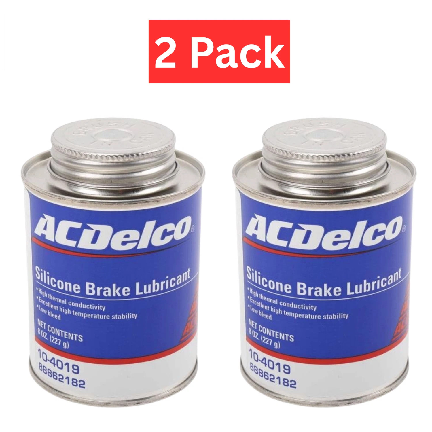ACDelco 10-4019 Silicone Brake Lubricant - 8 oz (Pack Of 2)