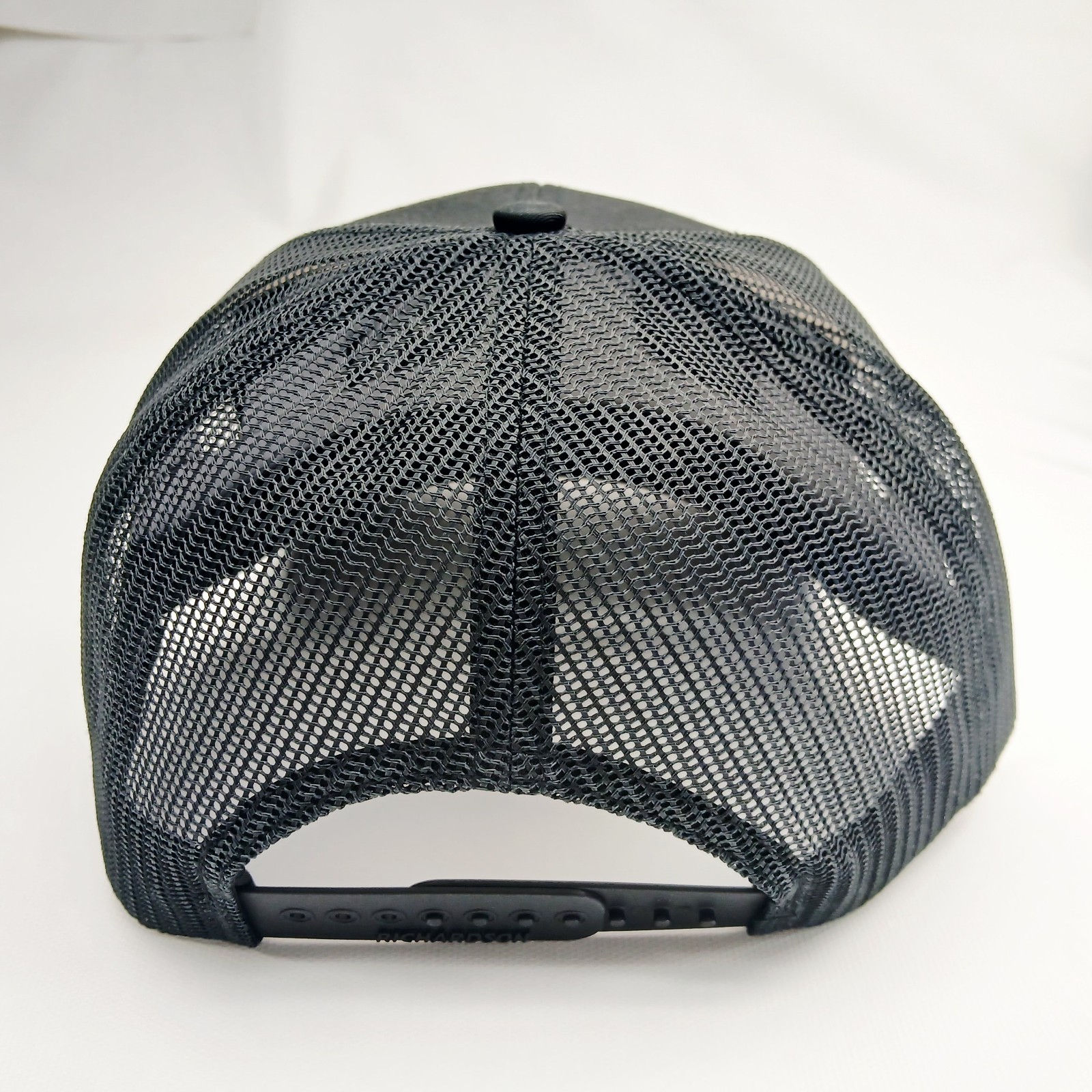 Palm Tree Off Set Direct Embroidery Black Richardson 112 Snapback Hat Cap