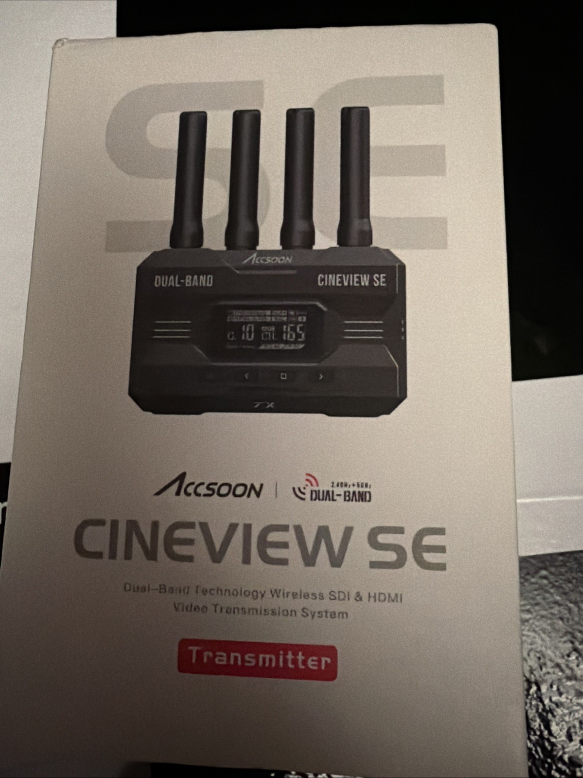 Accsoon CineView SE Wireless Video Transmitter TX HDMI SDI Dual-Band 1200ft