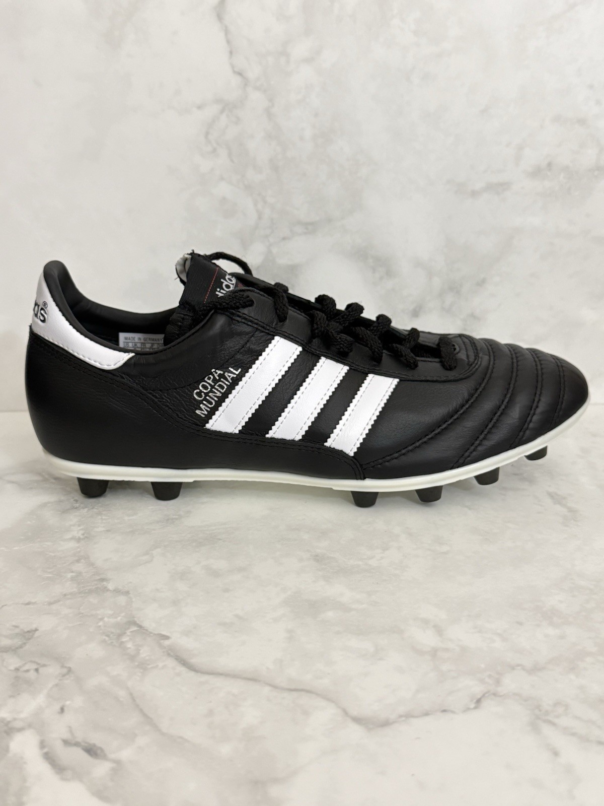 Adidas Copa Mundial Leather Soccer Cleats Black Made In Germany 015110 Size 11.5
