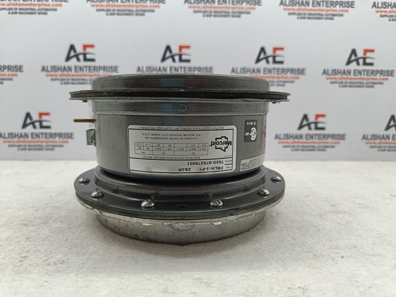 DWYER MERCOID CONTROL PRLW-3-P1 PRESSURE SWITCH