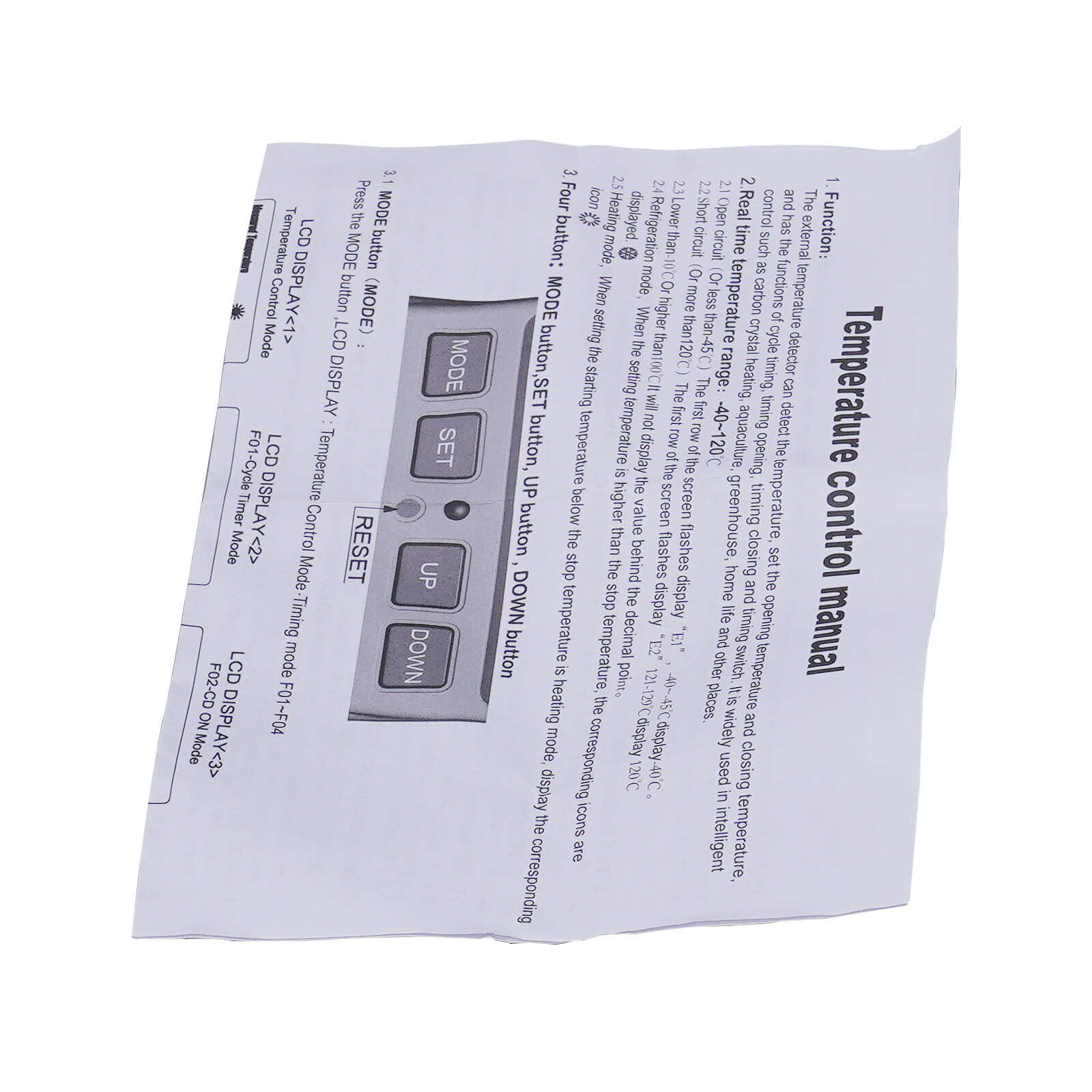 Digital Plug in Thermostat Timer Switch Socket Temperature Controller Switch