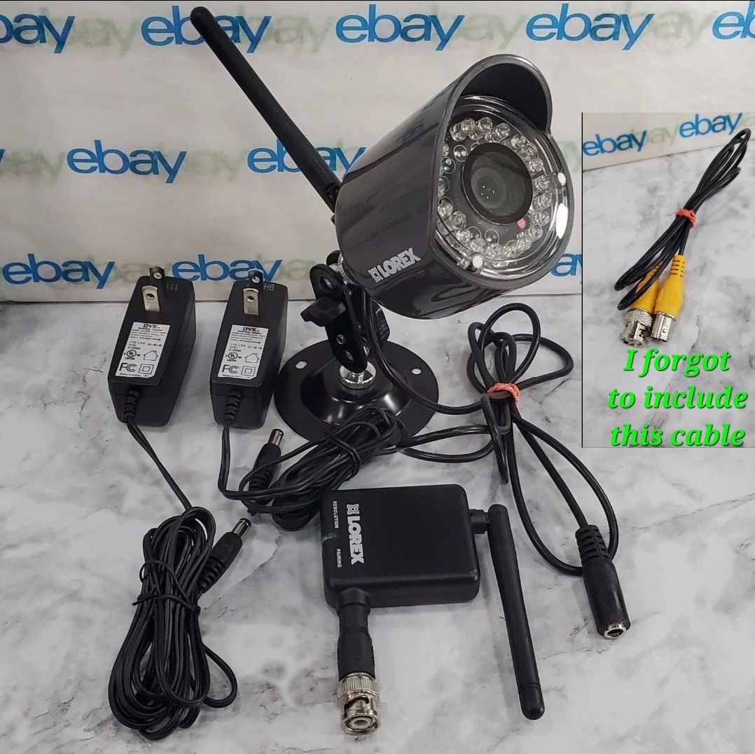 ✅️⭐️ LOREX LW2110 ( MC2110 ) Wireless Digital Security Camera 640x480 VGA WL2110