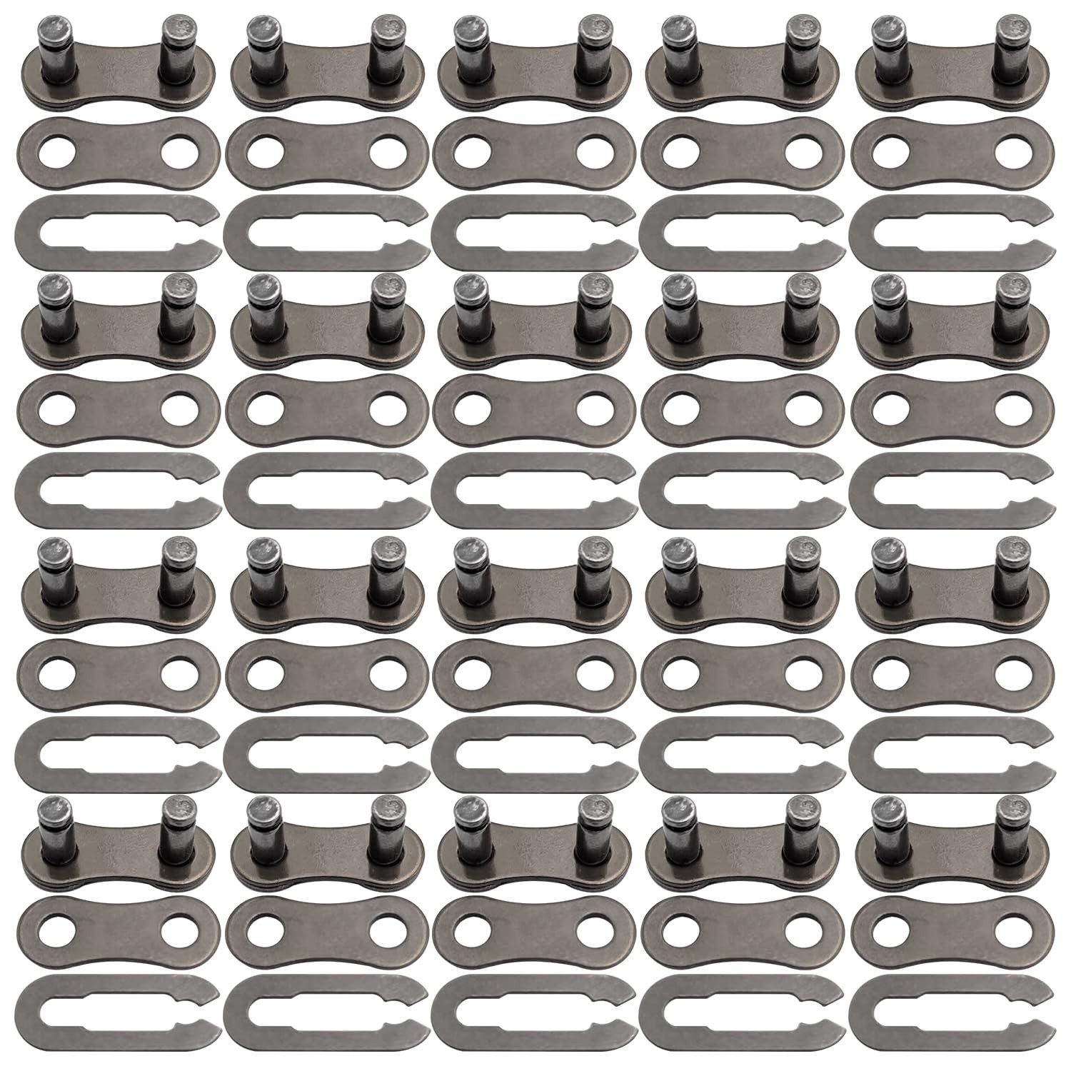 20 Pairs Bike Chain Master Link, Bicycle Bike Metal Chain Master Link Connectors