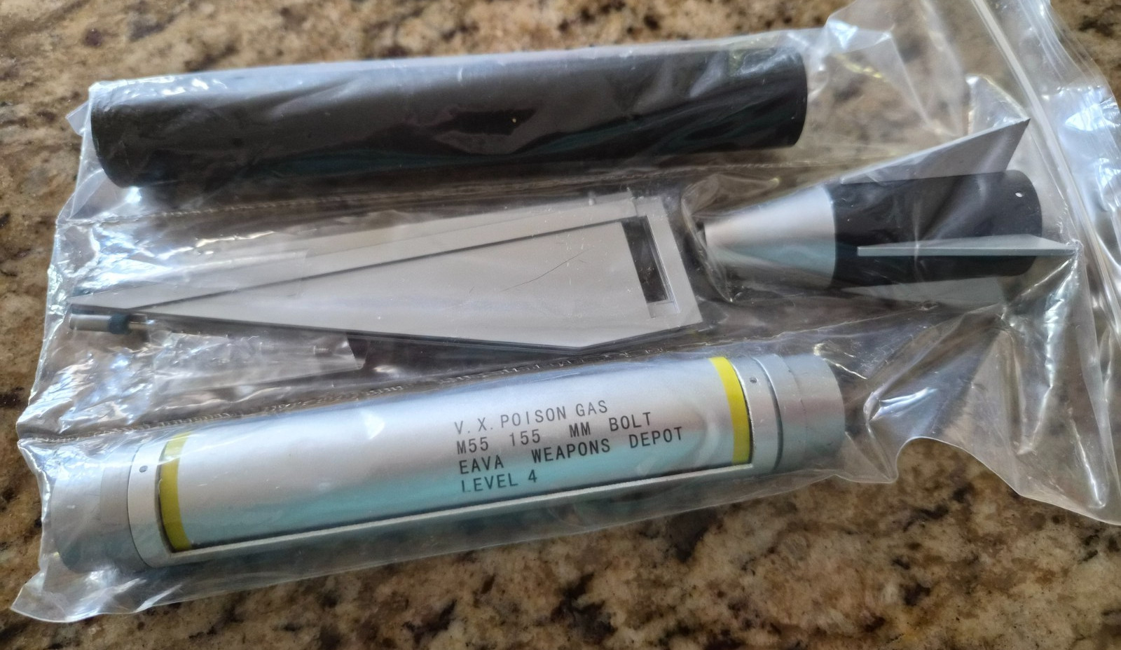 1:6 Scale Rare Replica VX Gas Weapon Prop from The Rock Movie for Figures 6"+