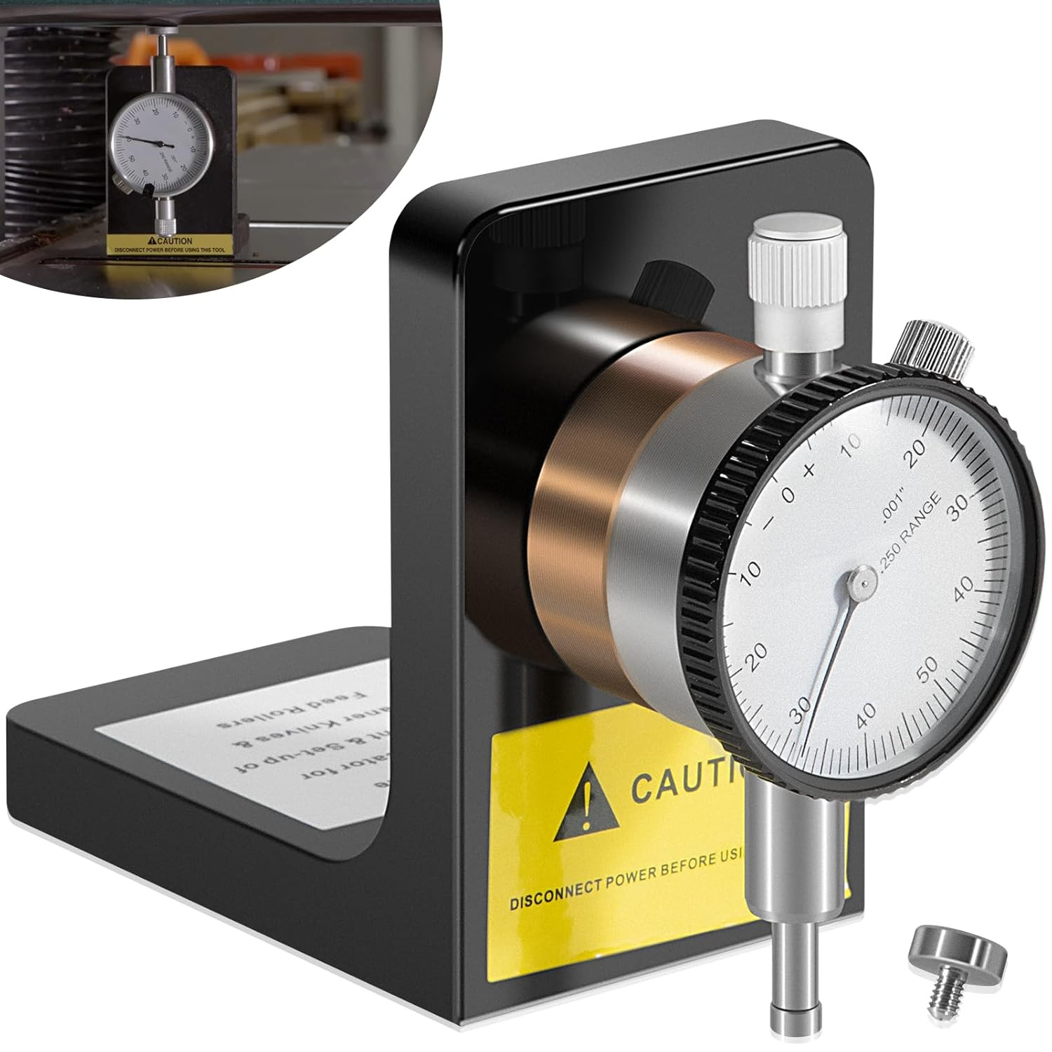 W1218A Dial Indicator Rotates 360 Degree Durable Powerful Magnetic Base for Plan
