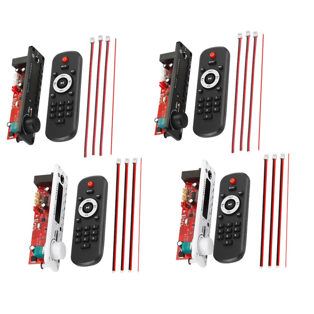 2Pairs 2*25w Bluetooth Amplifier DIY MP3 WAV Decoder Board - Wireless 12V Power