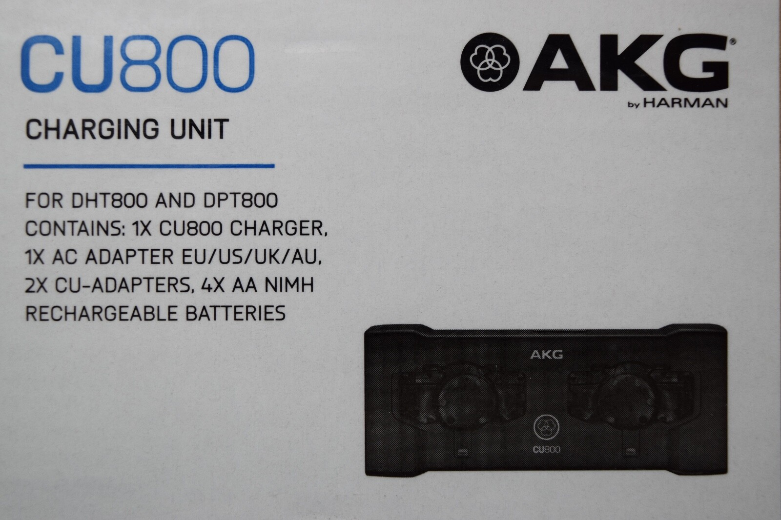 AKG CU800 Charging Unit for DHT800 and DPT800 transmitters