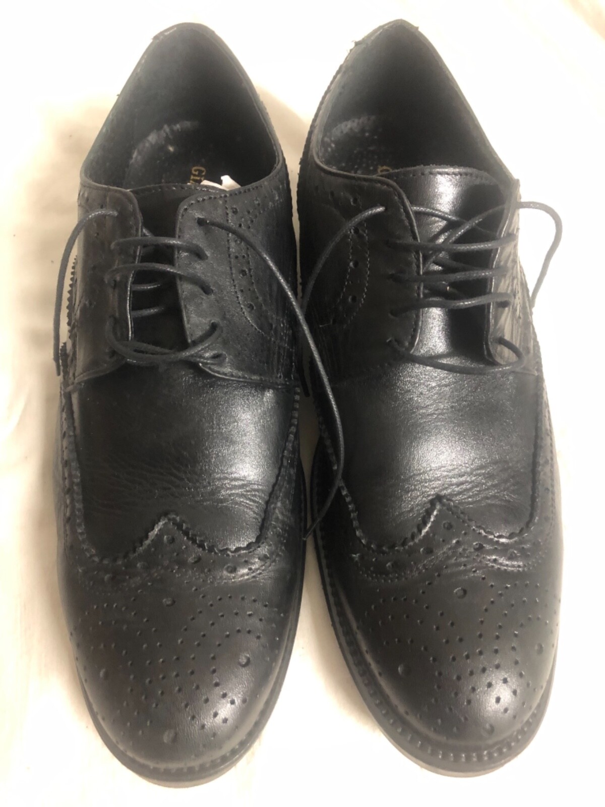 men's black fringe shoes