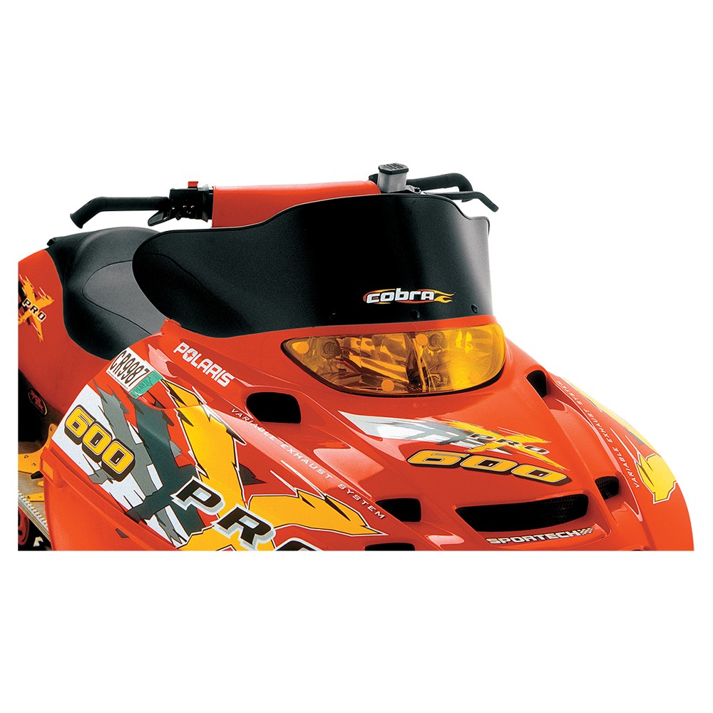 Powermadd Cobra Windshield - 8.5in. - Black - 11511