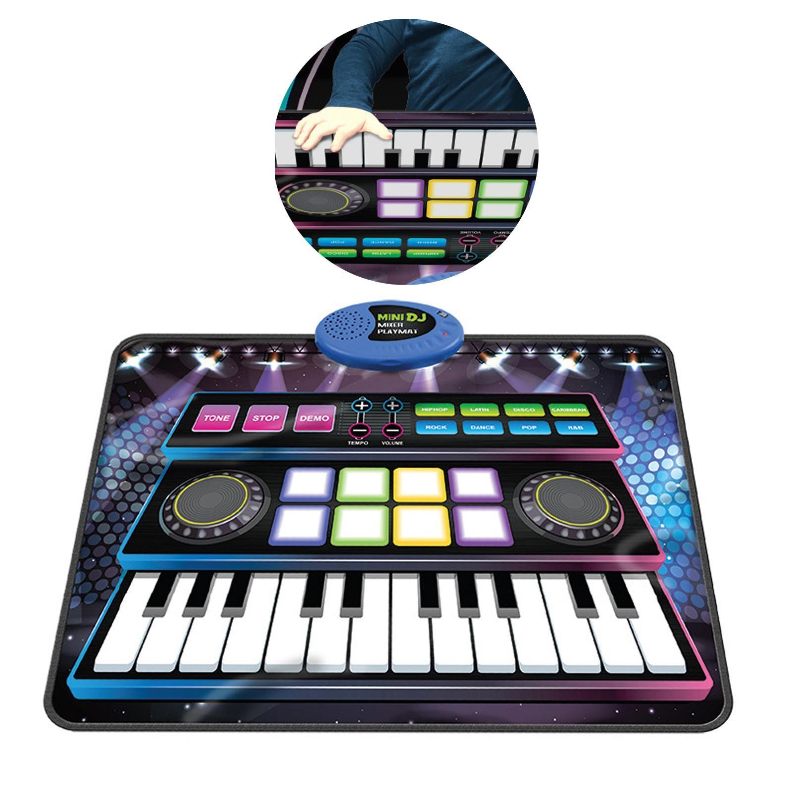 Kids DJ Mixer Controller 8 Different Rhythm Sound Versatile Interactive Baby