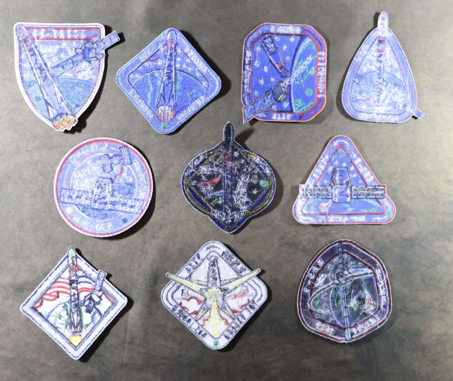 SpaceX Mission Patch Set / employee Only Numbered Patches / UNIQUE / Authentic