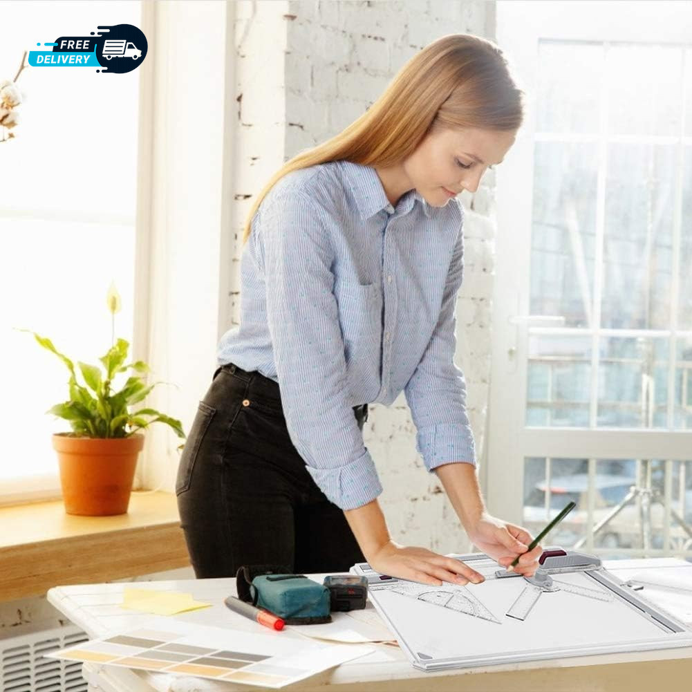 A3 Drawing Board Drafting Table Multifunctional Drawing Board Table with Clear