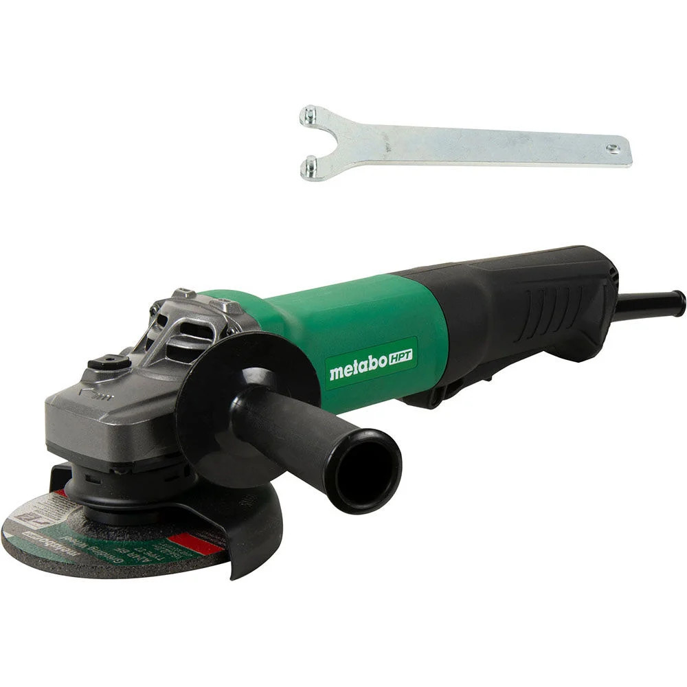 Metabo Hpt G12Se3 4.5In 10.5 Amp Paddle Switch Disc Grinder With Lock-On