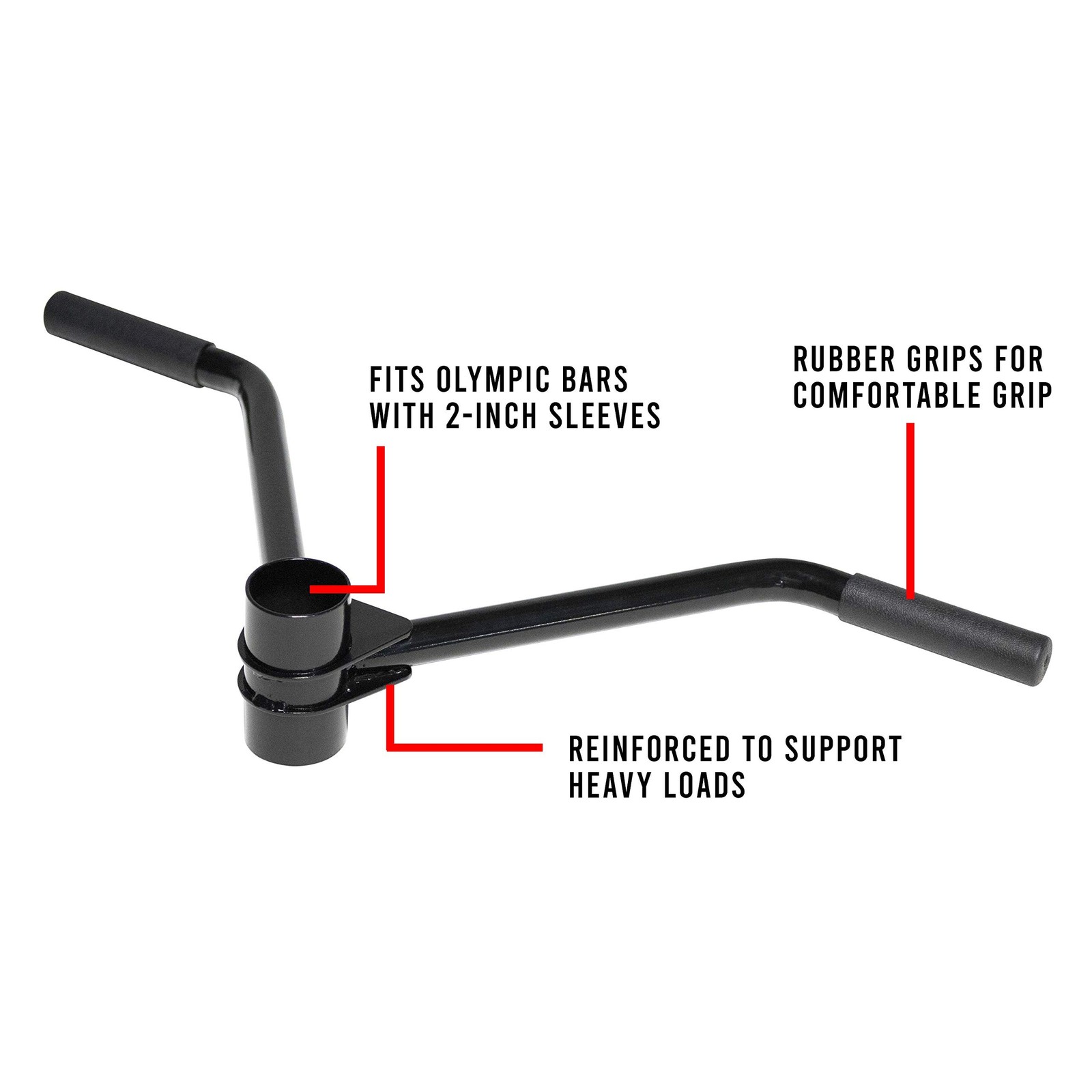 CAP Barbell Exercise Machine Attachments, Black