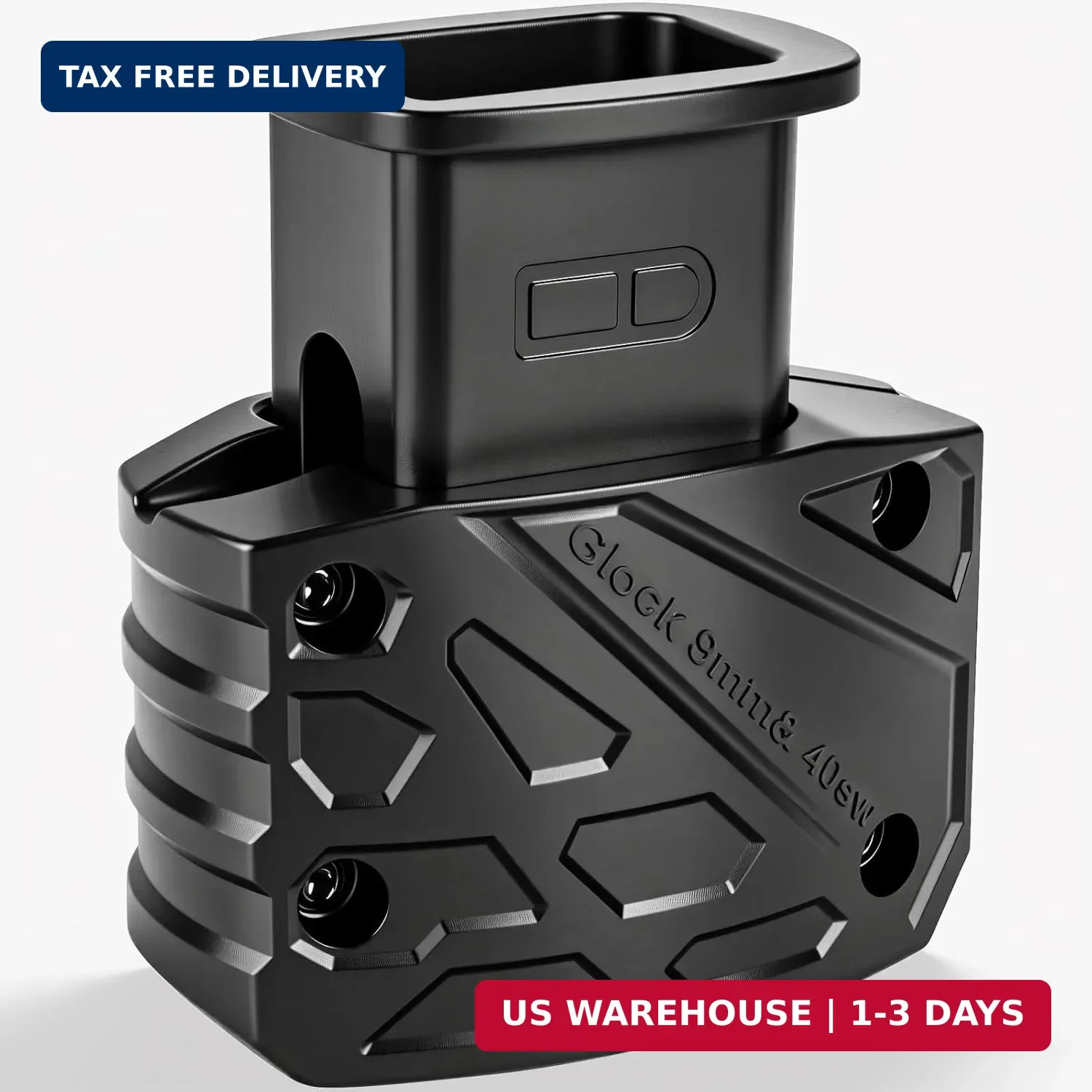 Magazine Speed Loader, Fast & Hand-Safe Mag Loading for Glock 9mm/.40 S&W, Fits