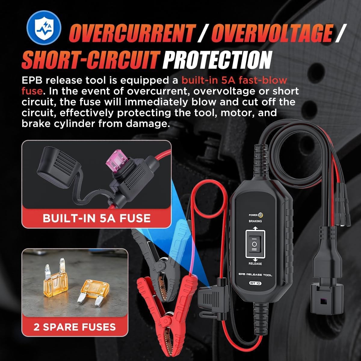 AUTOOL BT10 Electronic Parking Brake Tool Emergency EPB Release Reset and Reset