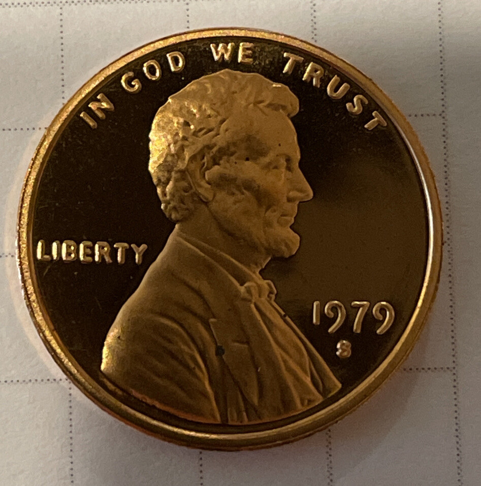 1979 S Proof Lincoln Cent From Proof Set With Free Shipping