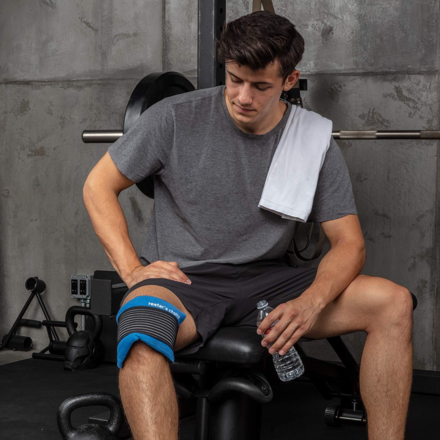 2 Soft Gel Ice Packs For Injuries Reusable With Extra Comfy Adjustable Cold Pack