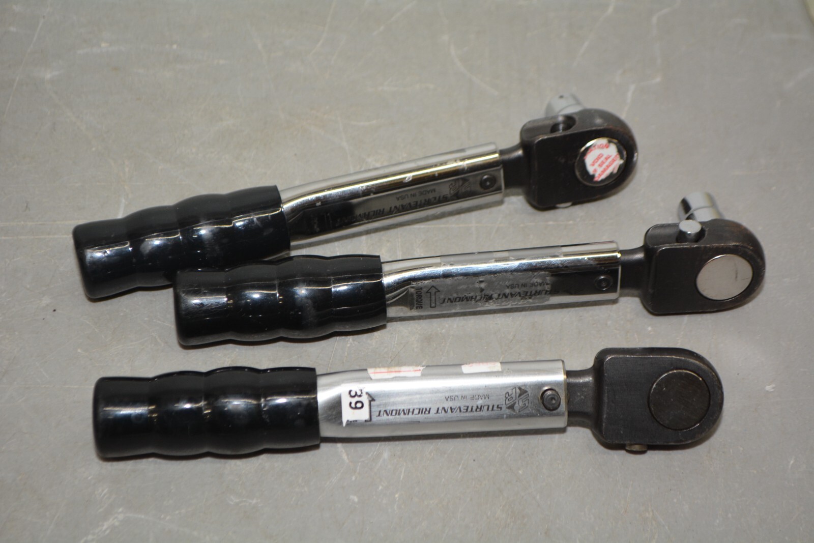 ^ Lot 3x Sturtevant Richmont Torque Wrench LTCR 30-150 In. Lbs. 1/4'' 3-17nm