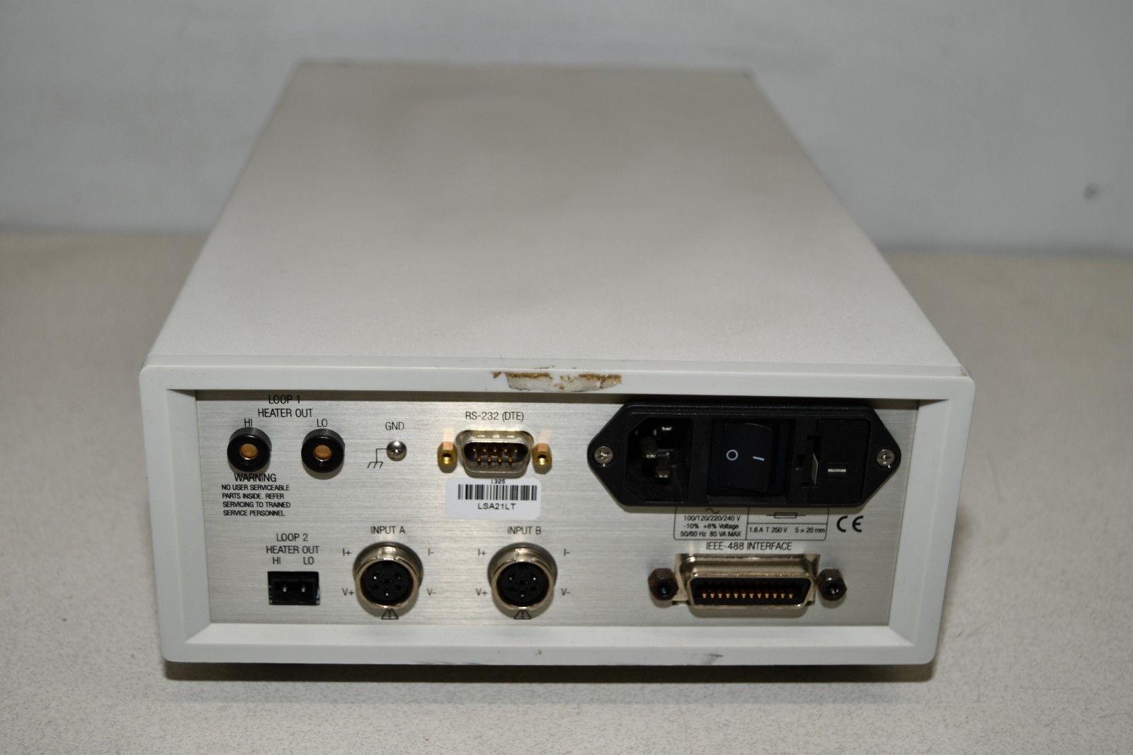 ^ Lake Shore 325 Temperature Controller - Cryogen #X8051