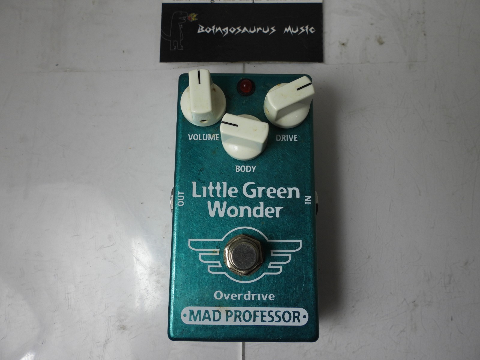 Mad Professor Little Green Wonder Overdrive OD Effects Pedal Free USA S&H