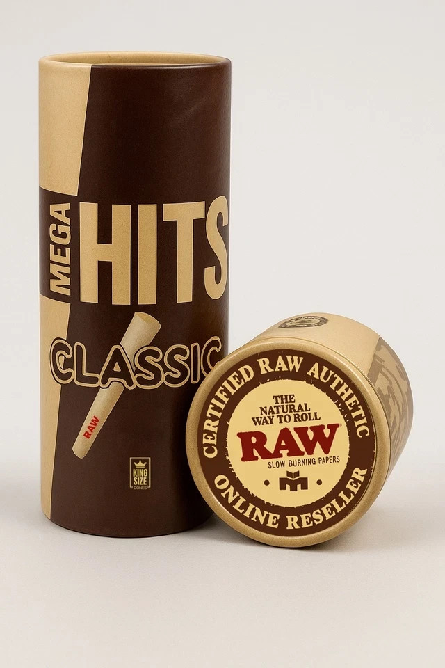 RAW Classic King Size Pre Rolled Cones | 100 Pack