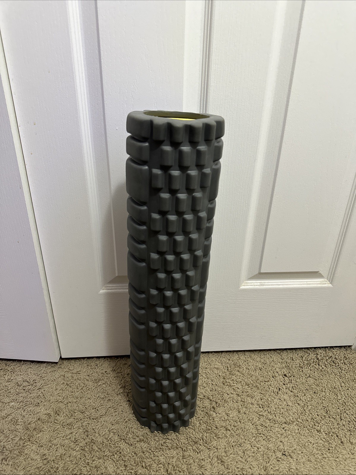 Prima Lole Foam Roller 24” Gray Deep Tissue Massage Relaxation Circulation