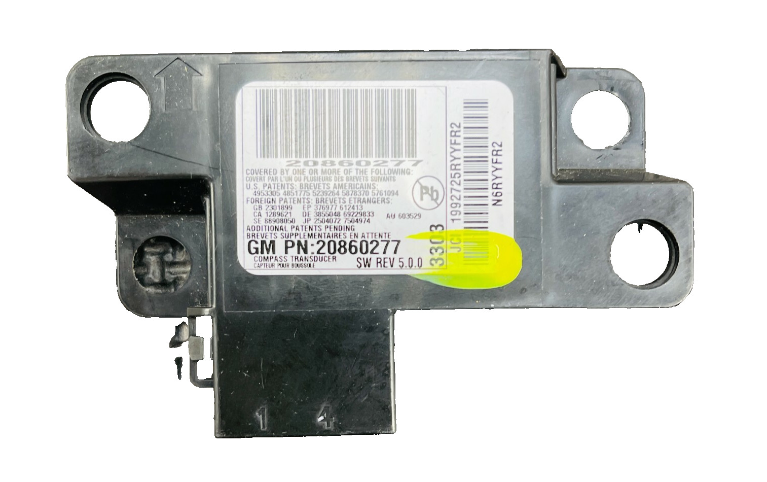 08-14 Cadillac CTS Electronic Compass Transducer Module OEM 20860277