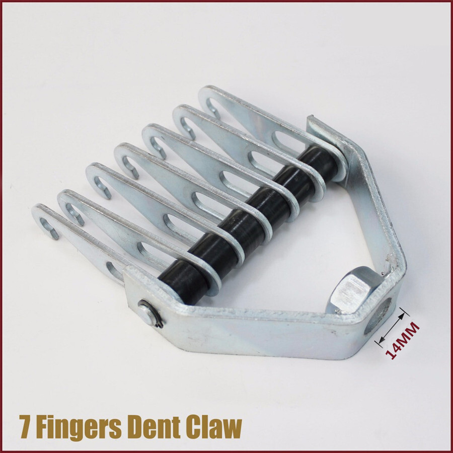 7 Finger 14MM Metal Dent Pulling Quick Claw Puller Hook Spot Welding Repair Tool