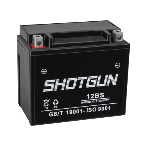 YTX12-BS 12V 10AH Sealed, Lead-Acid Battery for Honda ATC250ES Big Red 1985-1987