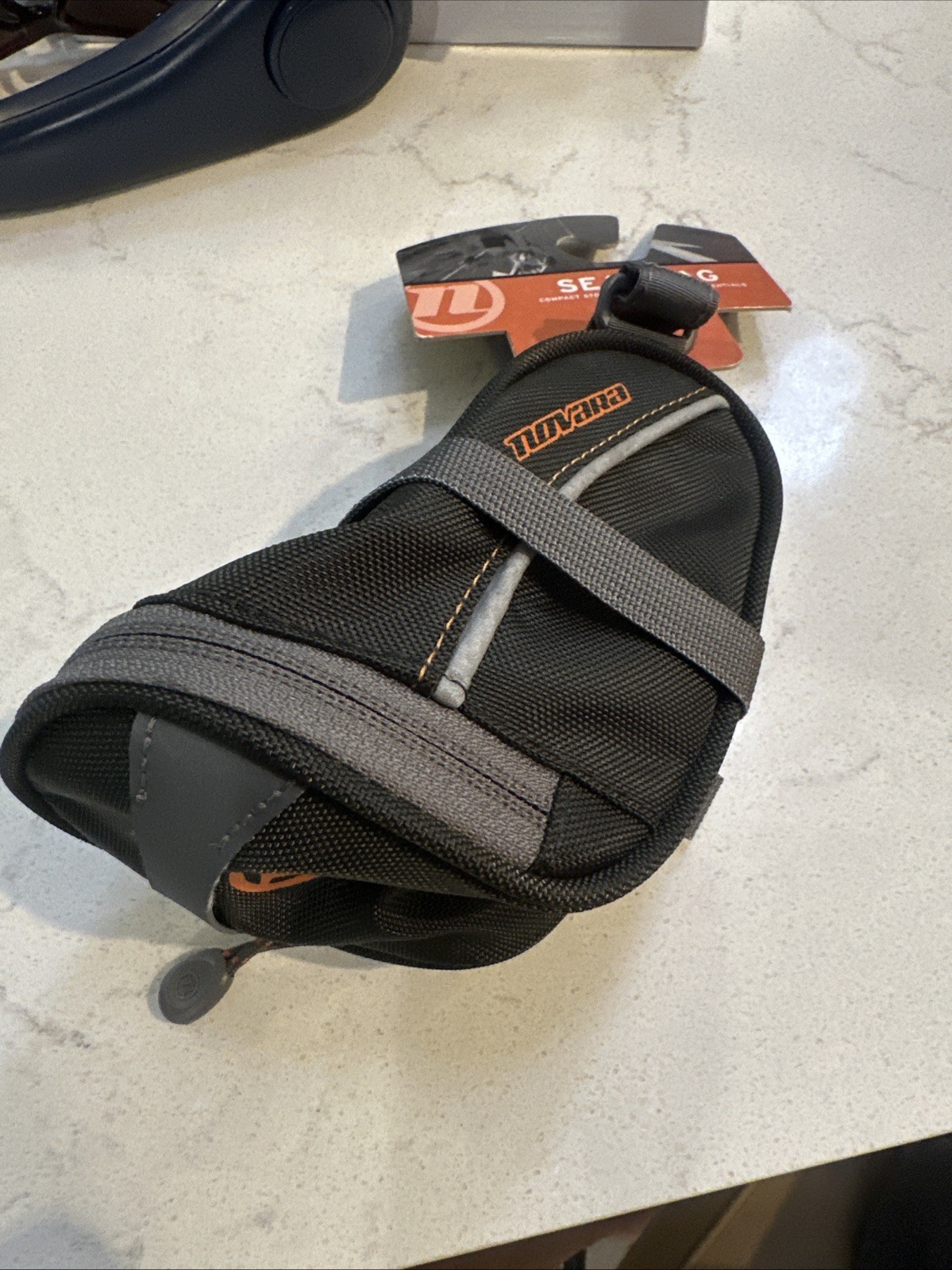 NOVARA MINI 6" WEDGE FRAME OR UNDER SEAT ZIPPER CYCLING BAG