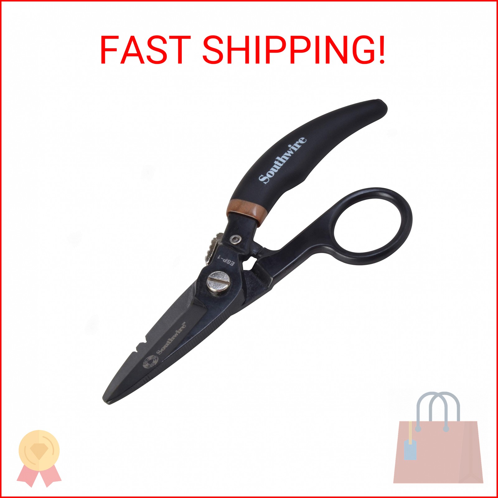 Southwire Pro Datacomm Snips - Engineered for Precision & Control - Spring-Loade