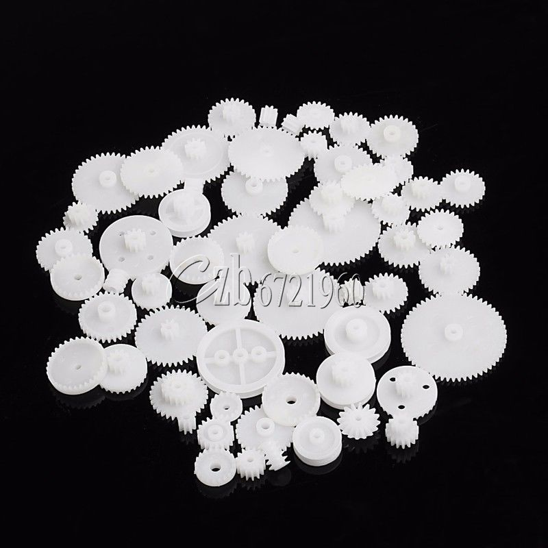 58 Styles Plastic Gears All Module 0.5 Robot Parts for DIY NEW