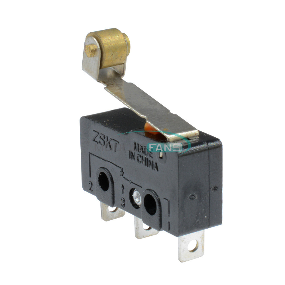 5PCS Tact Switch KW11-3Z Microswitch Round Handle 3PIN 5A 250V