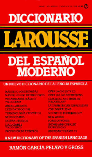 Diccionario Larousse del EspaÃ±ol Moderno - Mass Market Paperback - VERY GOOD