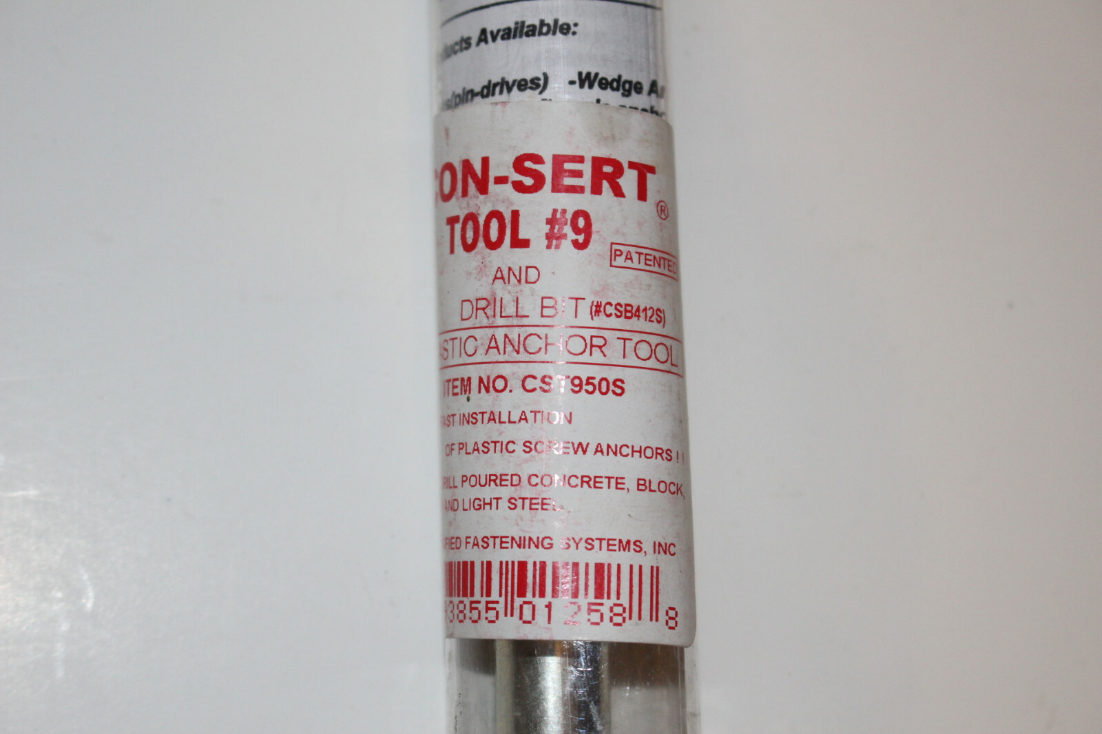 Con-Sert Tool #9 w/ CSB412S Drill Bit, #2 Driver and Hex Tool