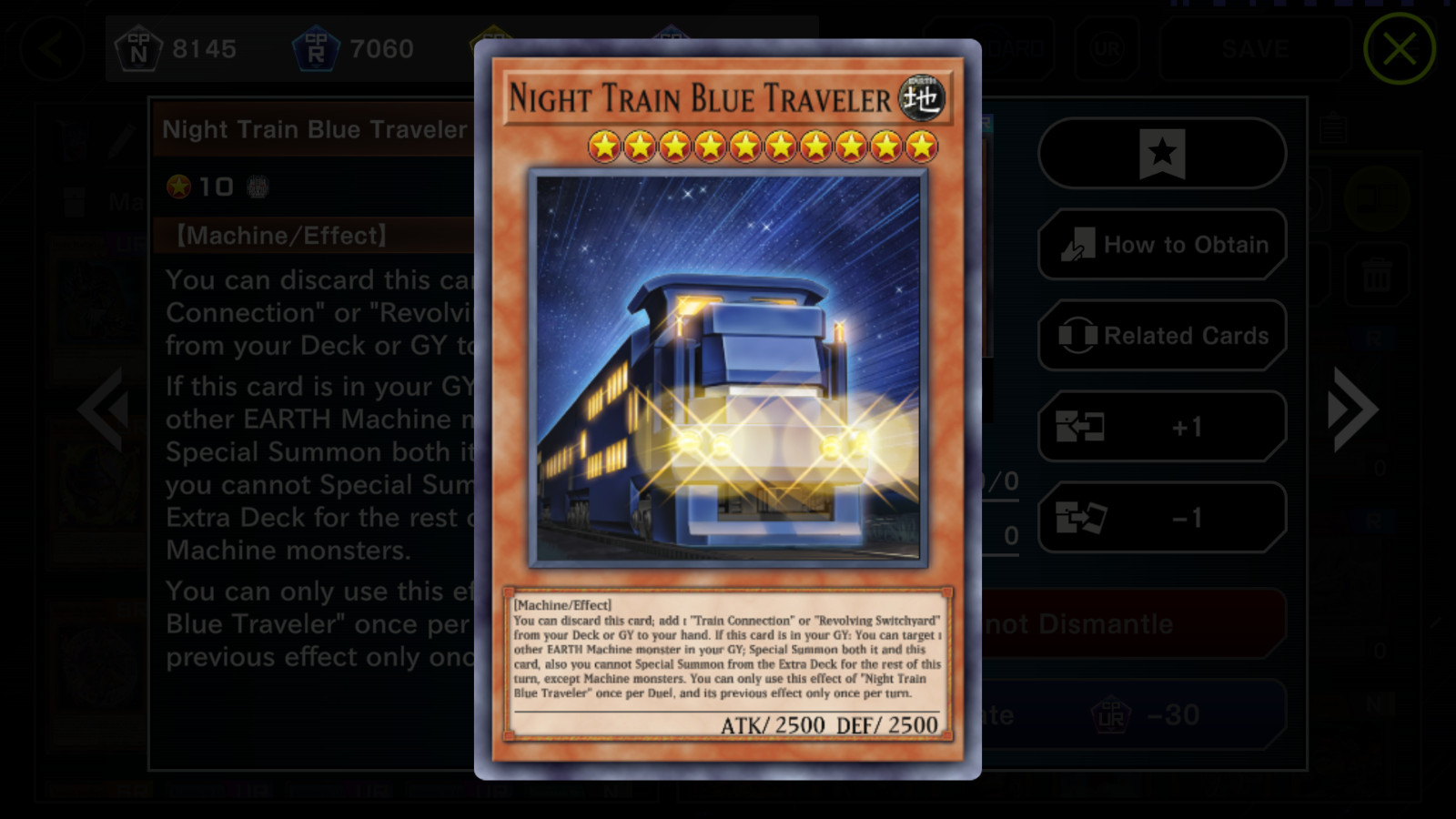 YuGiOh Master Duel - TRAIN Deck (Customizable)