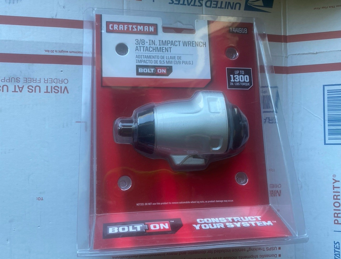 Craftsman Bolt-On 20v 3/8 Impact Wrench New