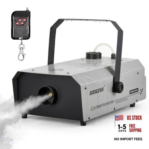 1500W Waterproof Fog Machine DMX Wireless Remote Stage Smoke Maker | Silver